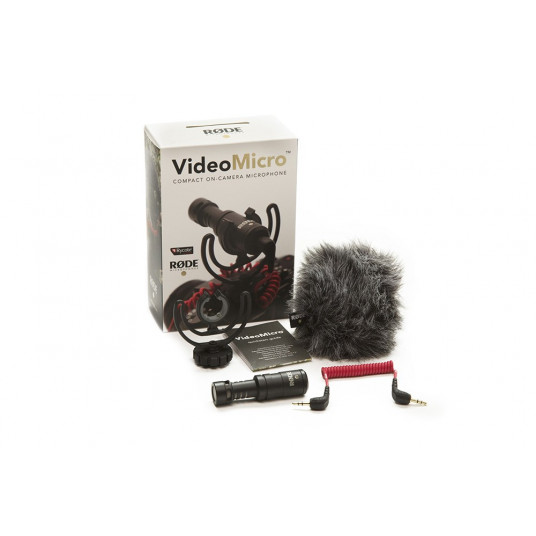 RØDE VideoMicro Black Digitālās kameras mikrofons