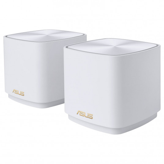 Asus EU+UK 2PK maršrutētājs ZenWiFi XD5 802.11ax, 574+2402 Mbit/s, 10/100/1000 Mbit/s, Ethernet LAN (RJ-45) porti 1, MU-MiMO Jā, Nav mobilās platjoslas, Balts