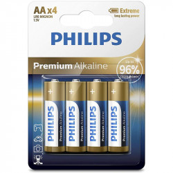 Baterija Philips Premium Alkaline AA 4 blisteri
