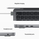 Klēpjdators Apple MacBook Air 13.6" Apple M2 16GB RAM 256GB SSD macOS Monterey Space GrayZ15S000F9 MLXW3ZE/A/R1