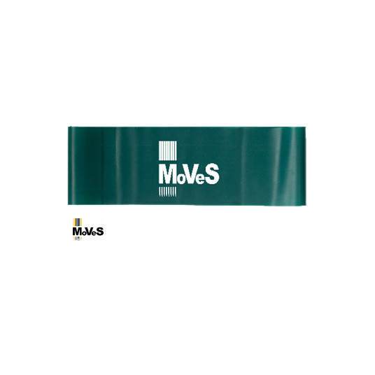 Elastīgās lentes cilpa MVS - zaļa (stipra) 7,5cm x 30cm (palielināts platums)