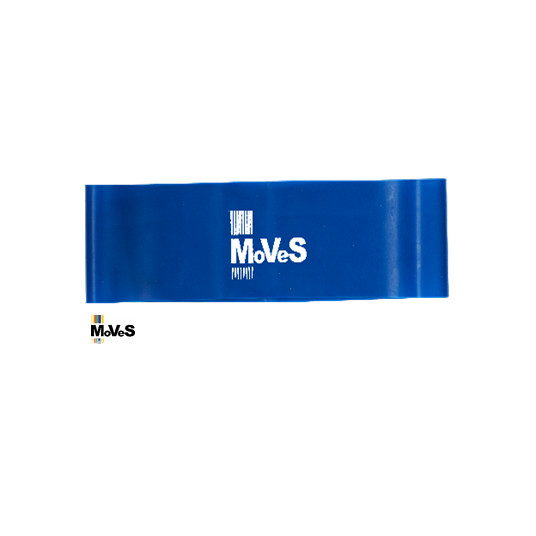 Elastīgās lentes cilpa MVS - zila (ļoti spēcīga) 7,5cm x 30cm (palielināts platums)