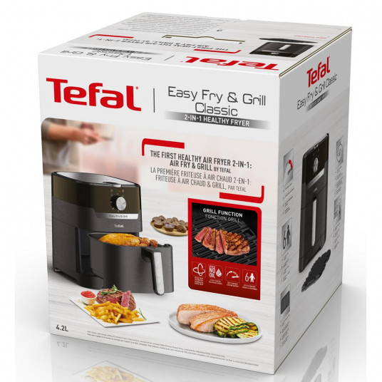 Karstā gaisa cepeškrāsns Tefal EY501815, 2in1 Easy Fry and Grill