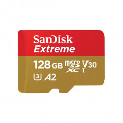 Atmiņas karte SanDisk Extreme microSDXC 128GB + 1 gads glābšana