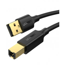 Kabelis printerim UGREEN USB AB 1.5m US135 Melns