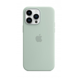 Korpuss iPhone 14 Pro Max silikona futrālis ar MagSafe — sulīgs