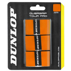 Padel raketes overgrip Dunlop TOUR PRO 3-blister oranžs