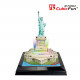 CUBICFUN LED 3D puzle Brīvības statuja