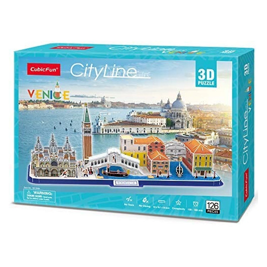 CUBICFUN 3D Puzle City line - Venēcija