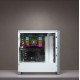 Corsair Tempered Glass Mid-Tower ATX Case iCUE 4000X RGB Side window,  Mid-Tower, White, Power supply included No, Steel, Tempered Glass, Plastic