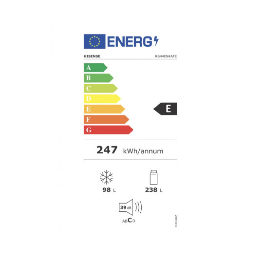 Ledusskapis Hisense RB440N4AFE