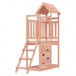 Spēļu tornis ar kāpnēm/sienu, 52.5x110.5x214cm, egle