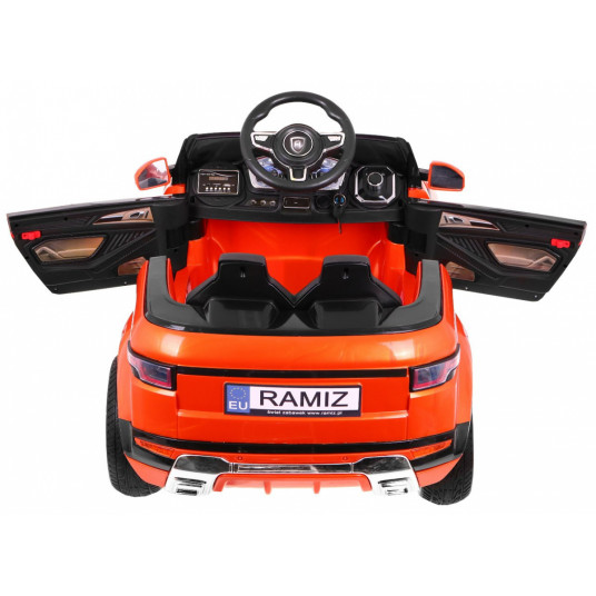 Vienvietīgs elektroauto Rapid Racer, oranžs