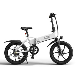 Elektriskais velosipēds ADO A20+, Balts