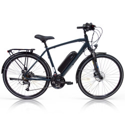 Elektriskais velosipēds Prophete EHT400 21G 28" izmērs 20,5" (52cm) (zils)