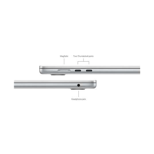 Klēpjdators MacBook Air 15" Apple M3 8C CPU 10C GPU/8GB/256GB SSD/Silver/INT MRYP3ZE/A