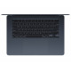 Klēpjdators MacBook Air 15" Apple M3 8C CPU 10C GPU/8GB/256GB SSD/Midnight/INT MRYU3ZE/A