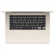 Klēpjdators MacBook Air 15.3" Apple M3 Chip 8C CPU, 16GB RAM, 512GB SSD, Starlight INT, MXD33ZE/A