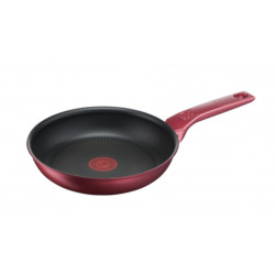 TEFAL Daily Chef Pan G2730422 Diameter 24 cm, aritable for induction hob, Fixed handle, Red