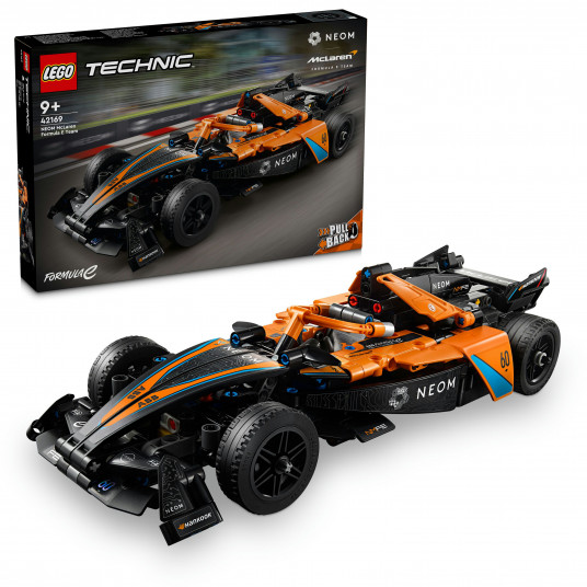 LEGO® 42169 TEHNISKAIS NEOM McLaren Formula E sacīkšu auto