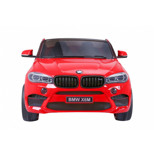 Divvietīgs elektroauto BMW X6M XXL, sarkans