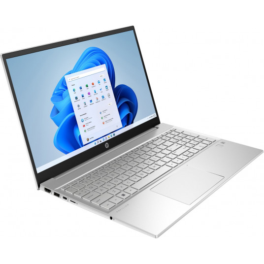 HP Pavilion 15-eh3005nw Ryzen 5 7530U 15.6"FHD AG slim 250nits 8GB DDR4 SSD512 Radeon Integrated Graphics Bez ODD FPR Cam720p Win11 2Y Natural Silver