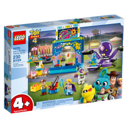 Lego, Toy Story 4, Buzz & Woody`s Carnival Mania!, Celtniecības komplekts, 10770, Zēniem un meitenēm, 4+ gadi, 230 gab.