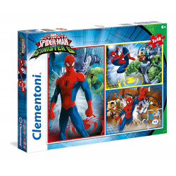 Clementoni, Spiderman Sinister, Puzle, 3x48 gab, Zēniem, 4+ gadi