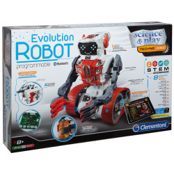Clementoni, Science & Play, Evolution Robot, Celtniecības komplekts, 75023, Zēniem, 8+ gadi