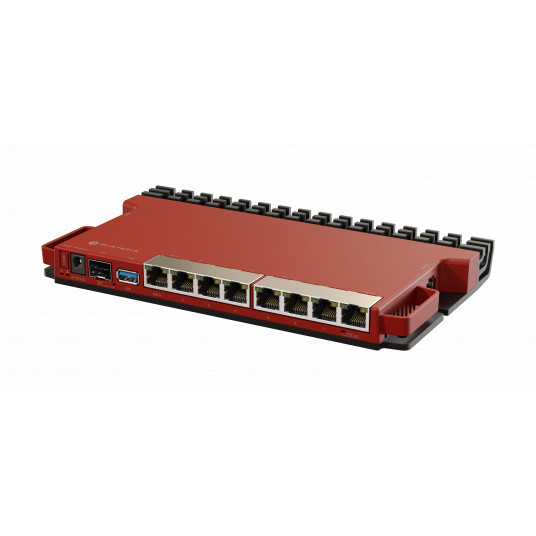 MikroTik Router L009UiGS-RM Nav Wi-Fi 10/100/1000 Mbit/s Ethernet LAN (RJ-45) porti 8 Mesh atbalsts Nav MU-MiMO Nē Nav mobilā platjoslas 1x USB 3.0 Type A