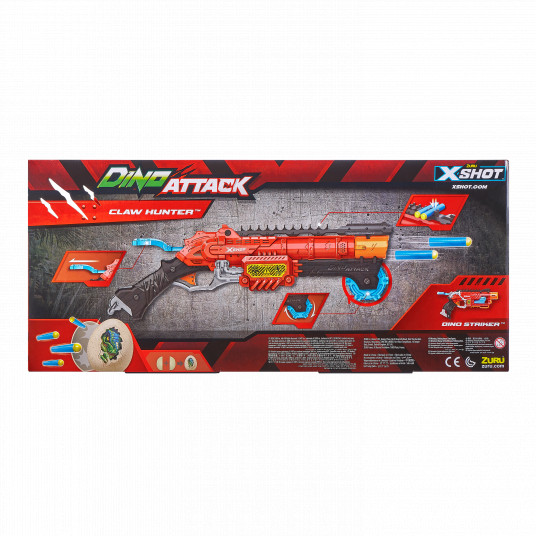 XSHOT-DINO ATTACK rotaļu pistole Claw Hunter, 4861