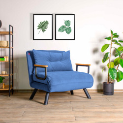 Guļamkrēsls - gulta Hanah Home Sando Single - Blue