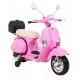 Elektriskais motocikls Vespa, rozā