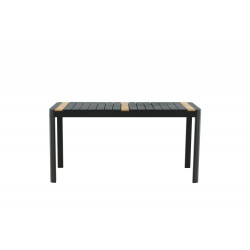 Āra galds Togo, 150x90 cm, Melns/Acacia