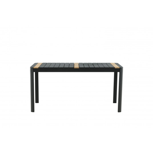 Āra galds Togo, 150x90 cm, Melns/Acacia