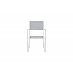 Āra krēsls Copacabana, balts/pelēks