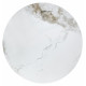 Kafijas galdiņš GENESIS balts marmors/valrieksts/zelts