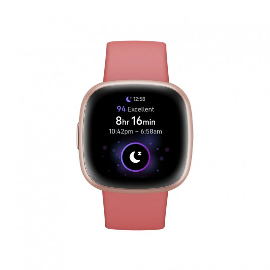 Viedpulkstenis Fitbit Versa 4 Smart Watch, Pink Sand/Copper Rose