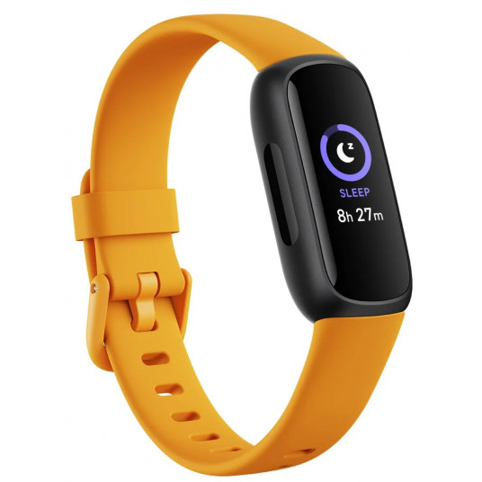 Fitbit Inspire 3 Fitness Tracker, Black/Morning Glow