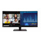 Lenovo ThinkVision P34w-20 34,14 "IPS 21:9 4 ms 300 cd/m² Melns 60 Hz HDMI porti skaits 2