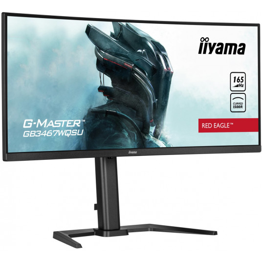 iiyama G-MASTER GB3467WQSU-B5 datora monitors 86,4 cm (34") 3440 x 1440 pikseļi UltraWide Quad HD LED melns