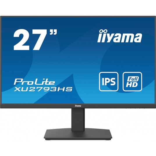 68,5 cm/27 collu (1920 x 1080) Iiyama PROLITE XU2793HS-B4 16:9 4ms HDMI DP IPS skaļrunis FullHD melns