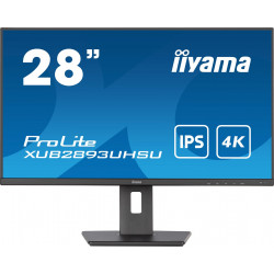 71,1 cm/28 collu (3840 x 2160) Iiyama XUB2893UHSU-B5 28 IN 16:9 3 ms IPS HDMI IPS UHD melns