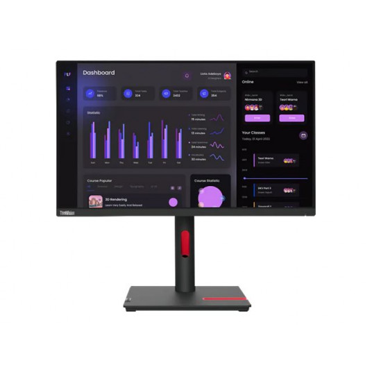 60,5 cm/23,8 collu (1920 x 1080) Lenovo ThinkVision T24i-30 IPS HDMI VGA DP