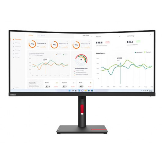 LENOVO T34w-30 34i WQHD VA 21:9 monitors