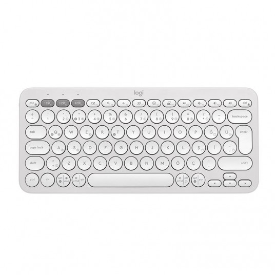 Tastatūra Logitech Pebble Keyboard 2 SWE (W), balta