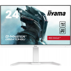 iiyama G-Master GB2470HSU-B5 Red Eagle — 23,8 collu | Ātra IPS | Full HD | 165 Hz Biały