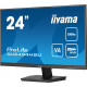 61cm/24" (1920x1080) Iiyama ProLite XU2494HSU-B6 16:9 FHD 100Hz 1ms HDMI DP USB LS melns