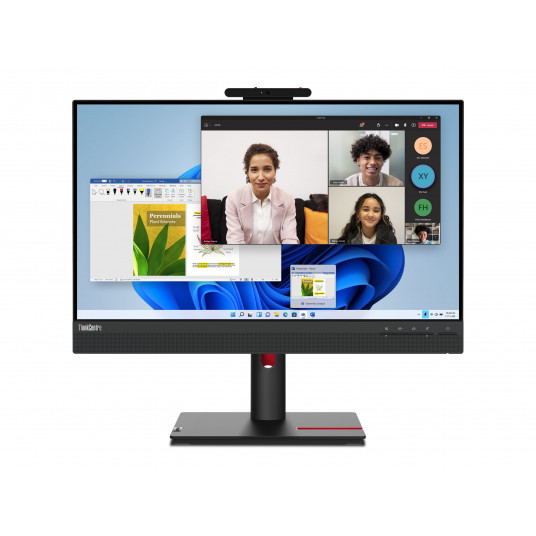 "60,5 cm/23,8" (1920 x 1080) Lenovo ThinkCentre Tiny-in-One 24 Gen 5 16:9 FHD IPS Touch 60Hz 4ms HDMI DP skaļrunis, melns