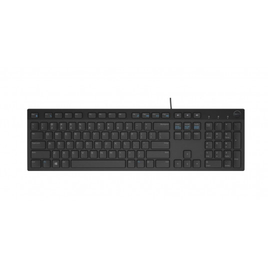 Dell tastatūra KB216 multivides vadu ukraiņu melna